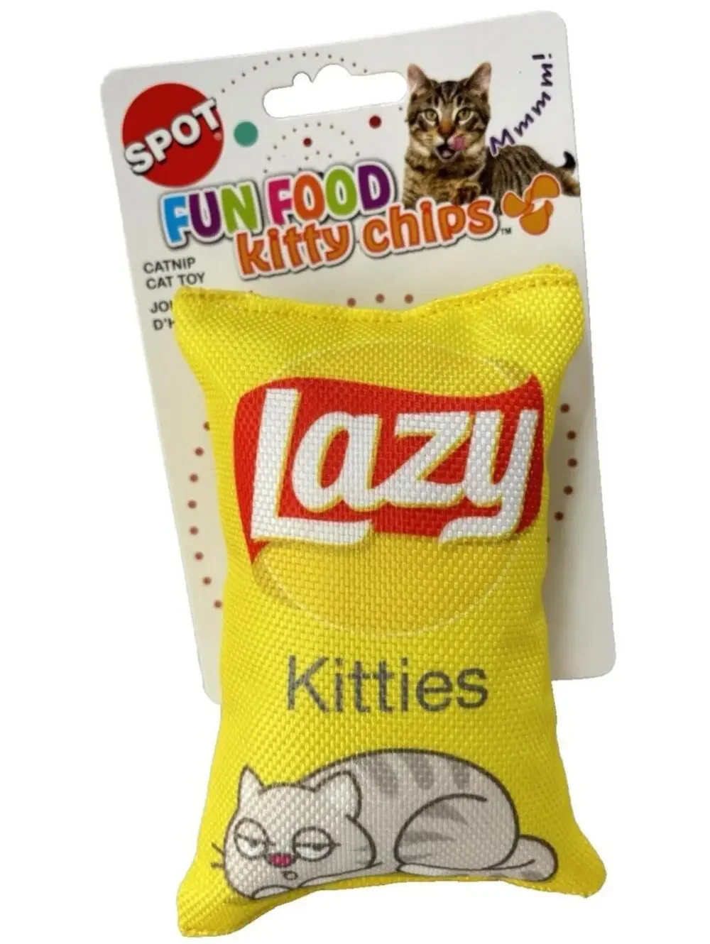 Cat Toy Fun Food Kitty Chips Lazy Kitties Cat Toy w/ Catnip 5